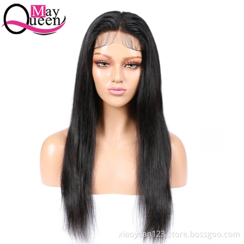 May Queen 12A Grade Human Hair Bundles for Black Women Wholesale Brazilian Virgin Cuticle Aligned HD Lace Front Human Hair Wigs